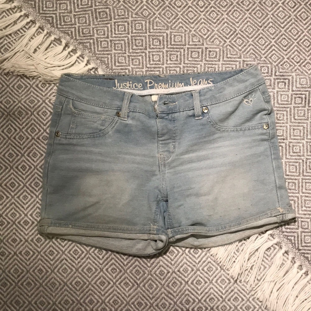 Justice shorts! Like New!